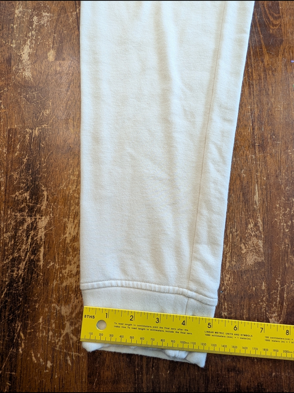 Quince SuperSoft Fleece Jogger Sweatpants Womens Medium Ivory Activewear Pant - Picture 3 of 9